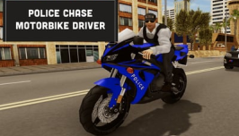 Police Chase Motorbike Driver