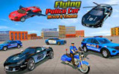 Flying Car Game police Games