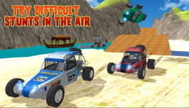 Offroad Kart Beach Stunt : Buggy Car Drive Game