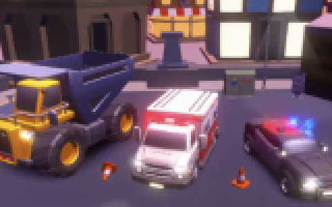 2 Player City Racing