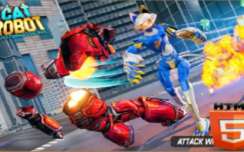 Cat Robot Transform War
