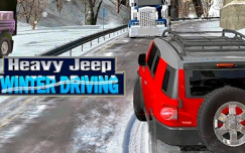 Heavy Jeep Winter Driving