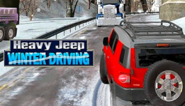 Heavy Jeep Winter Driving