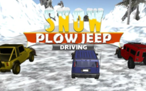 Snow Plow Jeep Driving
