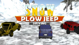 Snow Plow Jeep Driving