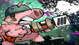 Piggy soldier super adventure