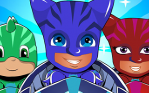 Pj masks kids Car Racing 3d