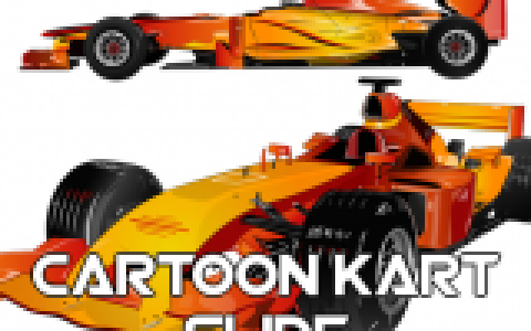 Cartoon Kart Slide