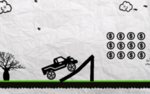 Paper Monster Truck Race