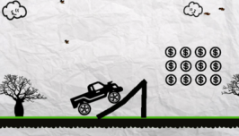 Paper Monster Truck Race
