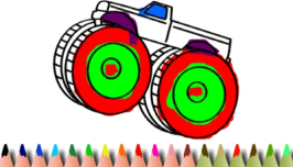BTS Monster Truck Coloring